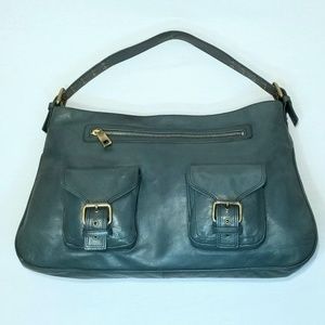 Authentic Marc Jacobs Teal Leather Shoulder Bag